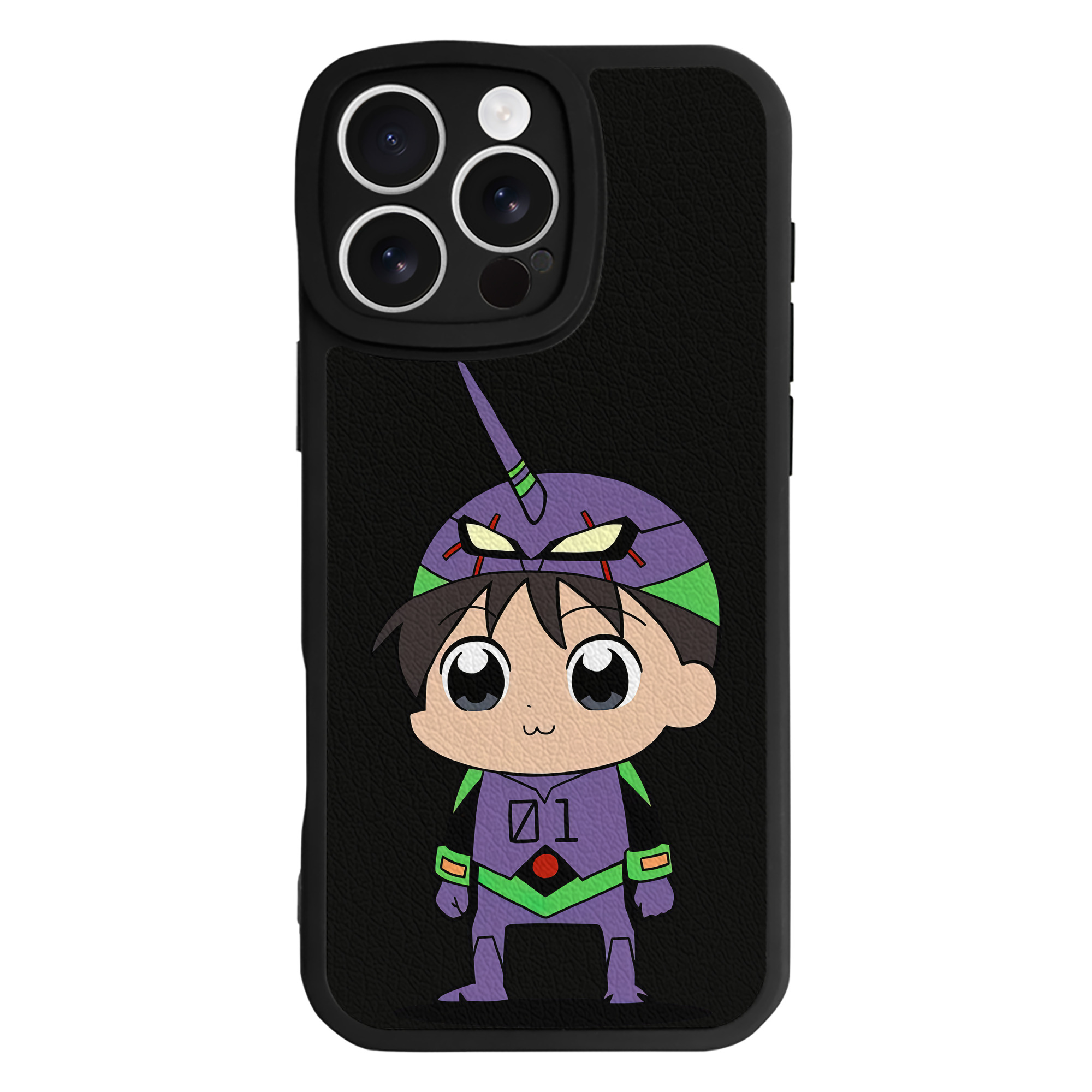 （画像用） EVA 新世紀エヴァンゲリオン 【iPhone 16シリーズ対応】シリコンスマホケース（レザー調） 材質：シリコン